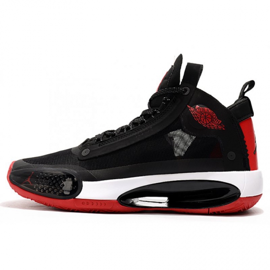 2019 Air Jordan 34 XXXIV Black/Varsity Red-White For Sale - Click Image to Close