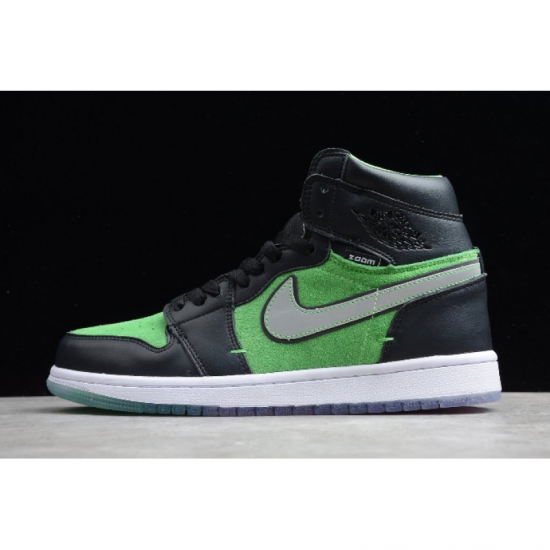 2020 Air Jordan 1 High Zoom "Brut" Fir/Black-Tomatillo-Rage Gree - Click Image to Close