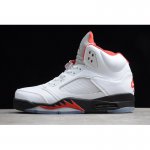 2020 Air Jordan 5 "Fire Red" White/Fire Red-Black DA1911-102