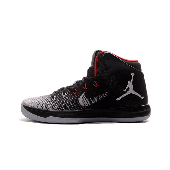 Air Jordan XXX1 Black/Wolf Grey-Red For Sale - Click Image to Close