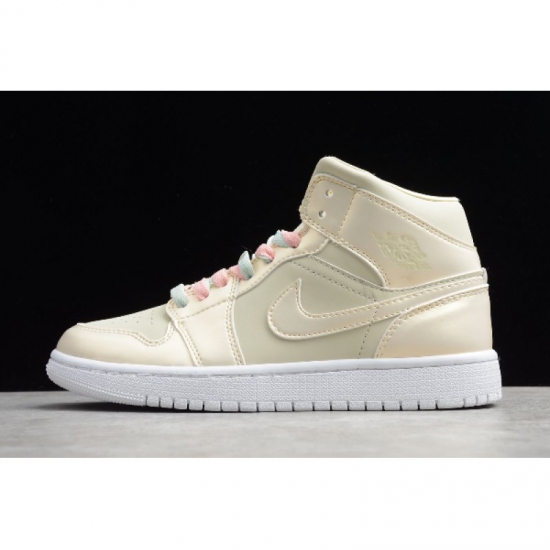 2020 Air Jordan 1 Mid SE "Lemon Yellow" CK6587-200 - Click Image to Close