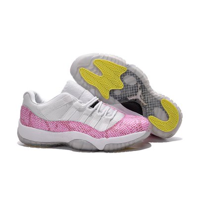 Girls Air Jordan 11 Retro Low GS White/Black-True Red 528895-110