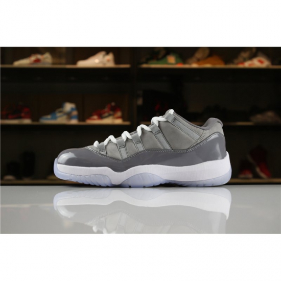 2018 Air Jordan 11 Low "Cool Grey" Medium Grey/Gunsmoke-White Me - Click Image to Close