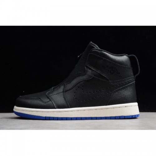 Air Jordan 1 High Zip Black/Hyper Royal-Sail AR4833-001