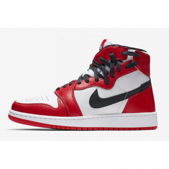 Women's Air Jordan 1 Rebel "Chicago" White/Varsity Red-Black AT4 - Click Image to Close