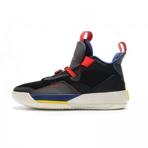 Air Jordan 33 XXXIII "Tech Pack" Black/Black-Dark Smoke Grey-Sai