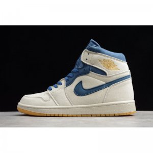 2020 Air Jordan 1 Retro High Jeter Sail/College Navy AH6342-104