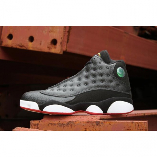 New Air Jordan 13 "Playoffs" Black/True Red-White 414571-004 - Click Image to Close