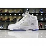 Air Jordan 5 Retro "Metallic Silver" 136027-130 Mens and WMNS Sh