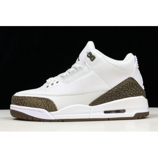 Air Jordan 3 Retro "Mocha" White/Chrome-Dark Mocha 136064-122 - Click Image to Close