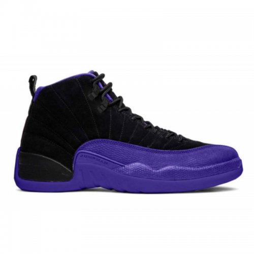 2020 Air Jordan 12 "Dark Concord" Black/Black-Dark Concord CT801