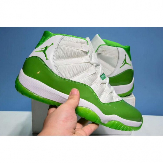 2018 Air Jordan 11 Apple Green/White Shoes M07105634 - Click Image to Close