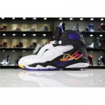 New Air Jordan 8 Retro "Three-Peat" White/Infrared 23-Black-Brig