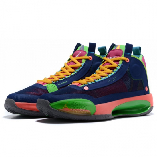 2020 New Air Jordan 34 "Multi-Color" For Sale - Click Image to Close