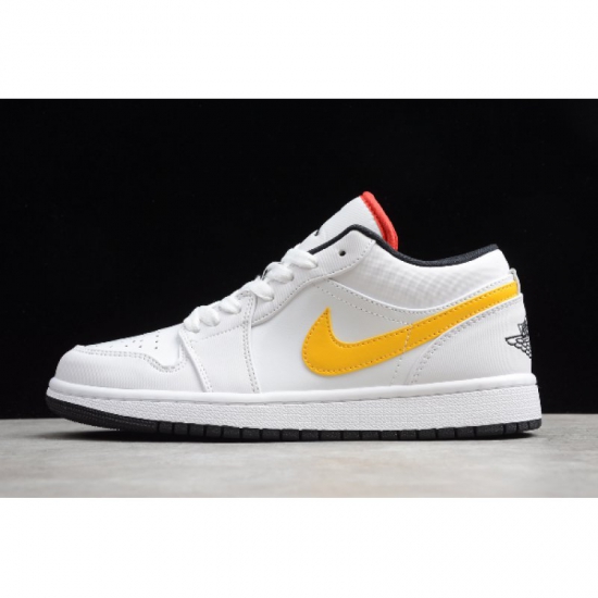 2020 Air Jordan 1 Low Multi-Color Swoosh CW7009-100 - Click Image to Close