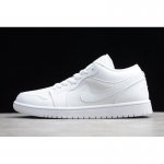 2020 Air Jordan 1 Low "Triple White" 553558-130