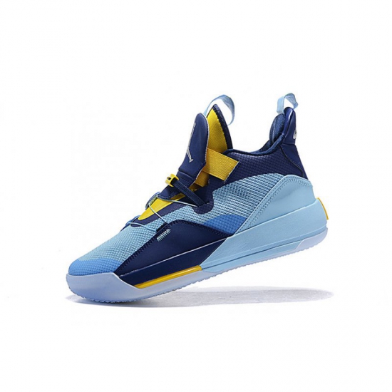 Air Jordan 33 XXXIII Mint Green/Navy Blue-Yellow For Sale - Click Image to Close