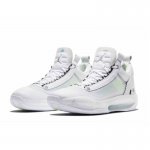 2020 Air Jordan 34 Low "Crispy" White/Metallic Silver-Pure Plati