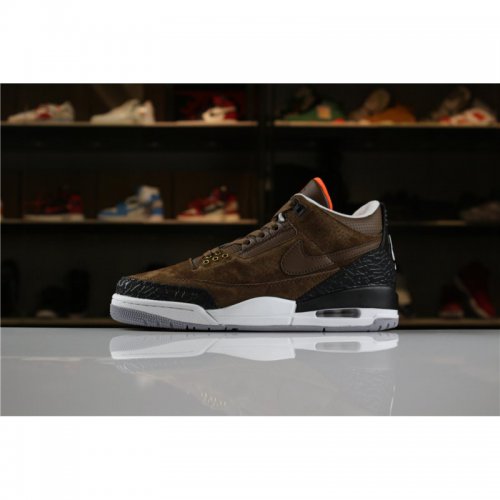 2018 Air Jordan 3 JTH NRG Coffee Brown/Black-White AV6683-300 Fo