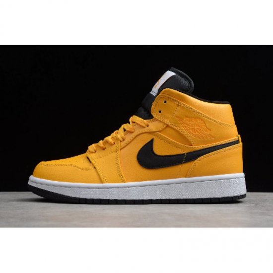 2019 Air Jordan 1 Mid "Taxi Yellow" 554724-700 For Sale - Click Image to Close