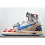 Parra x Off-White x Air Jordan 1 High Custom AA3834-108 For Sale