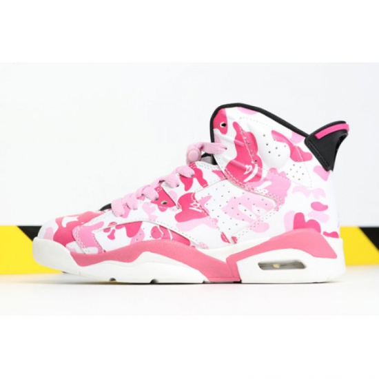 Kid's Air Jordan 6 "Pink Camo" For Sale - Click Image to Close