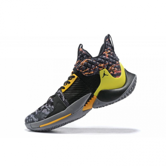 2019 Jordan Why Not Zer0.2 Wolf Grey/Orange-Yellow For Sale - Click Image to Close