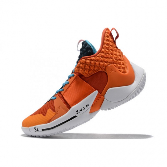 2019 Wmns Jordan Why Not Zer0.2 Orange Blue White For Sale - Click Image to Close