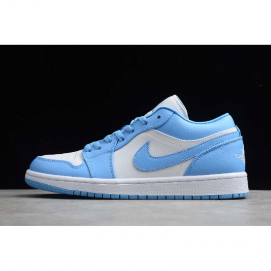 2020 Air Jordan 1 Low "UNC" University Blue/White AO9944-441 - Click Image to Close