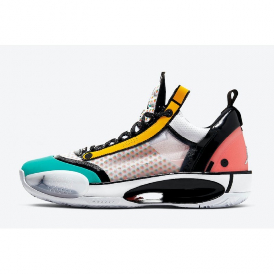 2020 Air Jordan 34 Low "Guo Ailun" CZ7748-100 - Click Image to Close