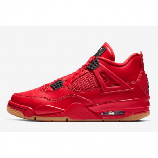 Air Jordan 4 "Singles Day" Fire Red/Summit White-Black AV3914-60 - Click Image to Close