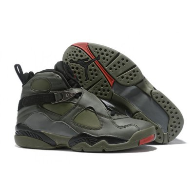 2019 Air Jordan 8 Sequoia/Black-Wolf Grey-Max Orange 305381-305
