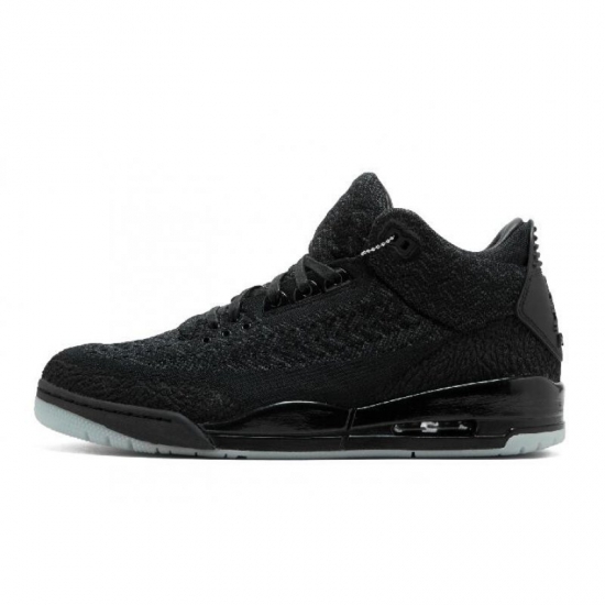 Air Jordan 3 Flyknit Black/Anthracite-Black AQ1005-001 - Click Image to Close