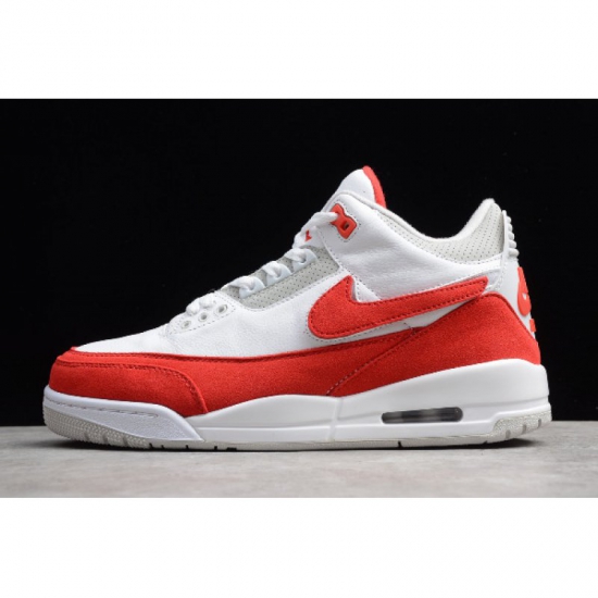 2019 Air Jordan 3 Tinker "Air Max 1" White/University Red-Neutra - Click Image to Close