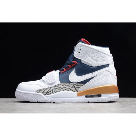 Air Jordan Legacy 312 "Dream Team" White/Midnight Navy-Varsity R - Click Image to Close