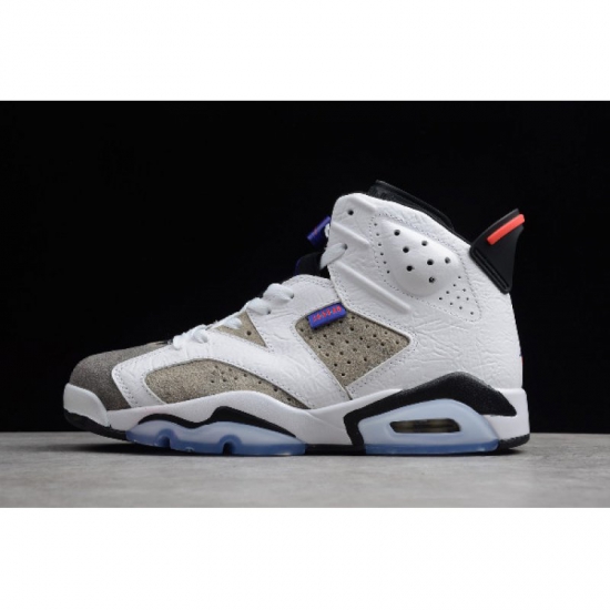 2019 Air Jordan 6 "Flint Grey" White/Black-Infrared 23-Dark Conc - Click Image to Close