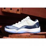 New Air Jordan 11 Retro Low "Georgetown" Grey Mist/White-Midnigh