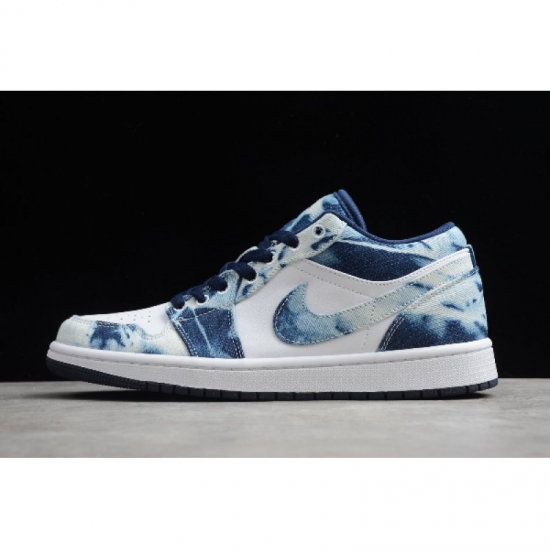 2020 New Air Jordan 1 Low "Washed Denim" CZ8455-100 - Click Image to Close