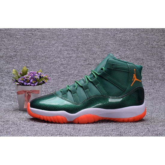 Andre Johnson Air Jordan 11 Miami Hurricanes PE - Click Image to Close