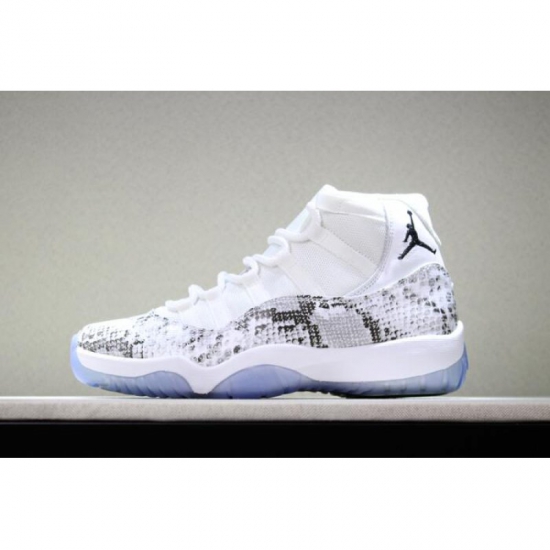 2018 New Air Jordan 11 "White Snakeskin" Men's Size Shoes - Click Image to Close