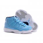 Kid's Air Jordan 11 "UNC" White/University Blue For Sale