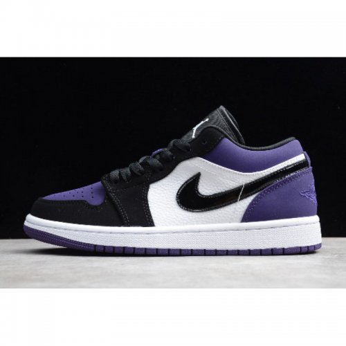 2019 Air Jordan 1 Low "Court Purple" 553558-125 Free Shipping