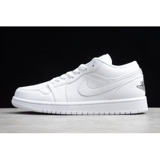 2019 Nike Air Jordan 1 Low White/Black 553560-101 For Sale - Click Image to Close