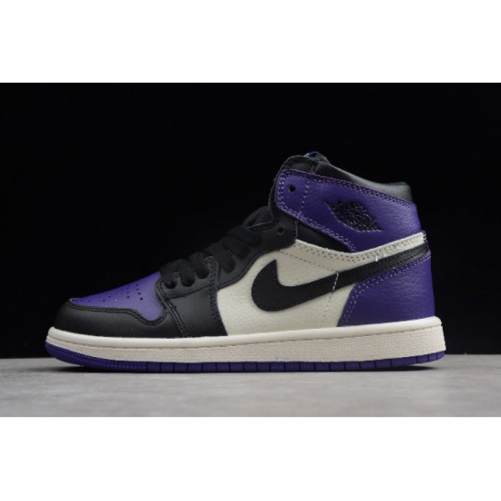 Kid's Air Jordan 1 AJ1 High OG "Court Purple" For Sale - Click Image to Close