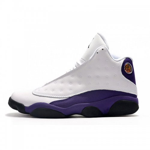 2019 Air Jordan 13 "Lakers" White/Black-Court Purple-University