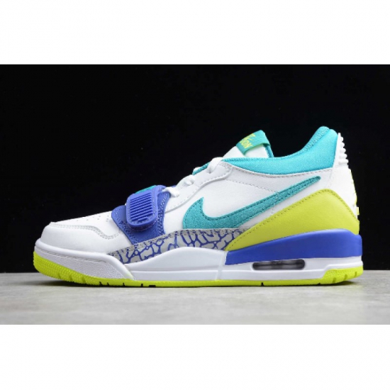 2020 Just Don x Jordan Legacy 312 Low Ultramarine Neon Yellow Aq - Click Image to Close