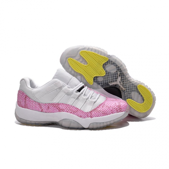 Girls Air Jordan 11 Retro Low GS White/Black-True Red 528895-110 - Click Image to Close