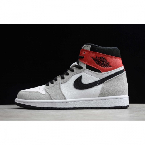 2020 Air Jordan 1 High OG "Light Smoke Grey" 555088-126 - Click Image to Close